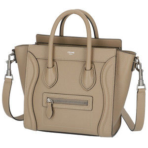 Celine Bag Nano Luggage Dune Tan